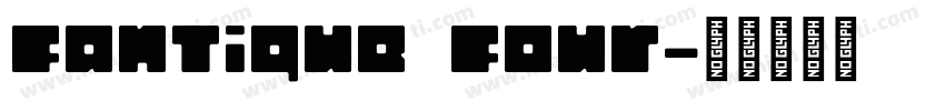 Fantique Four字体转换